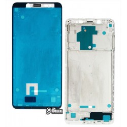 Рамка крепления дисплея Xiaomi Redmi Note 5, Redmi Note 5 Pro, белая