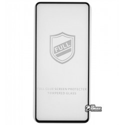 Закаленное защитное стекло для Samsung A715 Galaxy A71 (2020), 0,26 мм 9H, 2.5D, Full Glue, черное