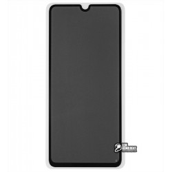 Загартоване захисне скло для Samsung A705 Galaxy A70 2019, A707 Galaxy A70s, 0,26 мм 9H, 2.5D, Full Glue, Антишпіон, чорний колір