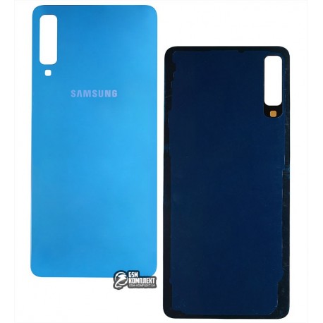 Задняя панель корпуса для Samsung A750 Galaxy A7 (2018), синяя