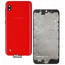 Корпус Samsung A105F/DS Galaxy A10, красный