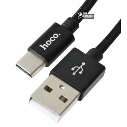 Кабель Type-C - USB, Hoco X35, 25 см, 2,4А, в тканинної оплітці, короткий Кабель Type-C - USB, Hoco X35, 25 см, 2,4А, в тканинної оплітці, короткий
