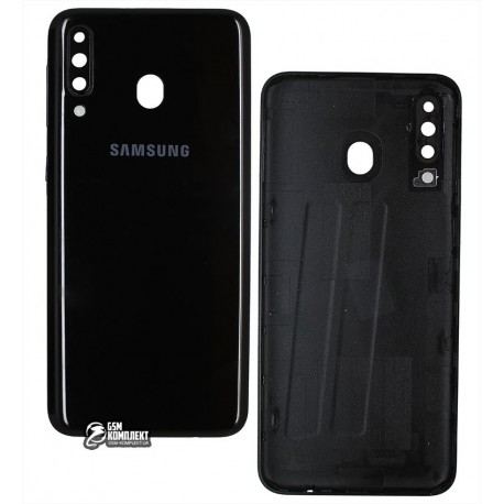 Задняя панель корпуса для Samsung M305F/DS Galaxy M30 (2019), черная