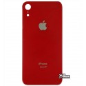 Задня панель корпусу iPhone XR, червона, зі зняттям рамки камери, small hole