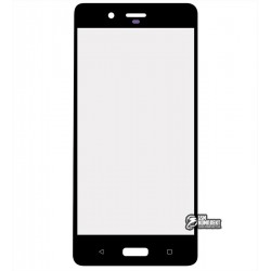 Стекло корпуса для Nokia 8 Dual Sim, черный Стекло корпуса для Nokia 8 Dual Sim, черный