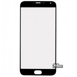 Стекло корпуса для Meizu MX5, черное