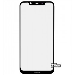 Стекло корпуса для Nokia 8.1 Dual Sim, черный