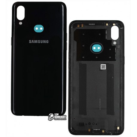 Задняя крышка батареи для Samsung A107 Galaxy A10s (2019), черная
