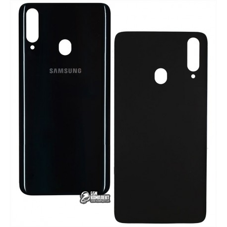 Задняя крышка батареи для Samsung A207 Galaxy A20s (2019), черная