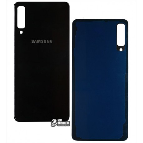 Задняя панель корпуса для Samsung A750 Galaxy A7 (2018), черная