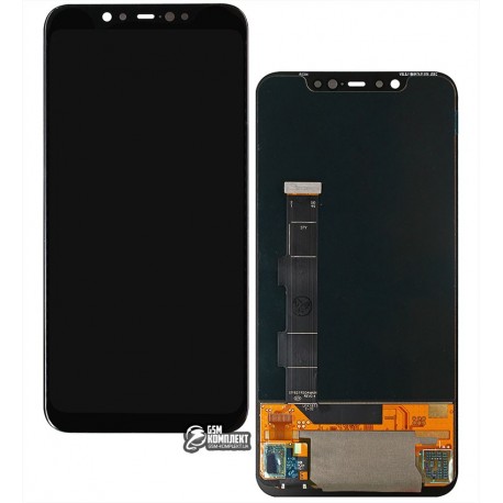 Дисплей для Xiaomi Mi8, черный, с сенсорным экраном (дисплейный модуль), Original (PRC)