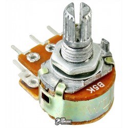 Резистор переменный 5 kOhm, 6 pin, WH148-1B-2B Резистор переменный 5 kOhm, 6 pin, WH148-1B-2B