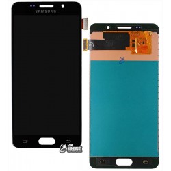 Дисплей для Samsung A510 Galaxy A5 (2016), черный, с сенсорным экраном (дисплейный модуль), с регулировкой яркости, (TFT), Сopy Дисплей для Samsung A510 Galaxy A5 (2016), черный, с сенсорным экраном (дисплейный модуль), с регулировкой яркости, (TFT), Сopy