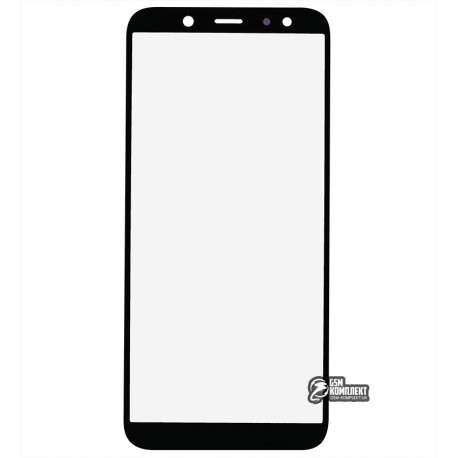Стекло корпуса Samsung A600F Dual Galaxy A6 (2018), черное