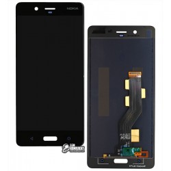 Дисплей для Nokia 8 Dual Sim, черный, с сенсорным экраном (дисплейный модуль) Дисплей для Nokia 8 Dual Sim, черный, с сенсорным экраном (дисплейный модуль)