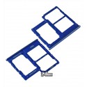 Тримач SIM-карти Samsung A202F / DS Galaxy A20e, синій колір