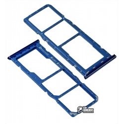 Держатель SIM-карты Samsung A750F Galaxy A7 (2018), синий