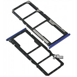 Держатель SIM-карты Xiaomi Redmi 7, синий