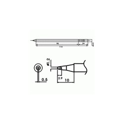 Паяльное жало AOYUE WQ-12D  Паяльное жало AOYUE WQ-12D