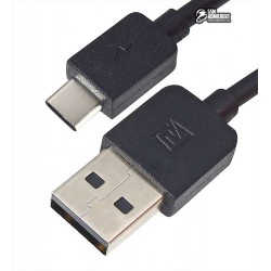 Кабель Type-C - USB, Remax Light RC-006a, 1 метр, до 1,5 Ампера, силиконовый, черный