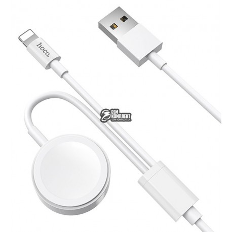 Кабель Lightning+iWatch Hoco U69 2-in-1 для iPhone и iWatch wireless charging