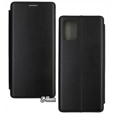 Чехол для Samsung A715F Galaxy A71 (2020), Toto Book Rounded Leather, книжка, черный Чехол для Samsung A715F Galaxy A71 (2020), Toto Book Rounded Leather, книжка, черный