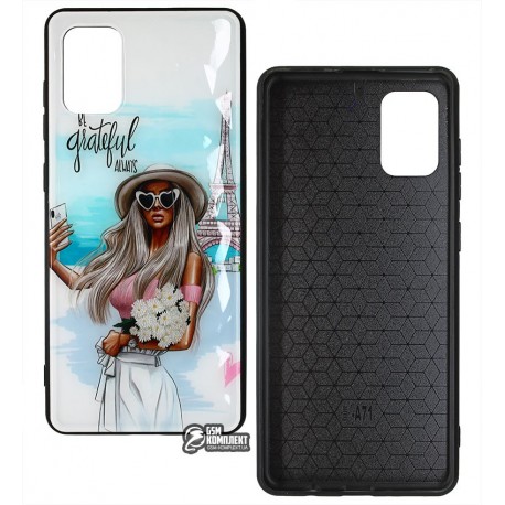 Чехол для Samsung A715F Galaxy A71 (2020), силиконовый, Ladies Paris Чехол для Samsung A715F Galaxy A71 (2020), силиконовый, Ladies Paris