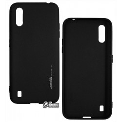 Чехол для Samsung A015 Galaxy A01 (2020), Smtt, силиконовый, черный Чехол для Samsung A015 Galaxy A01 (2020), Smtt, силиконовый, черный