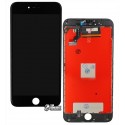 Дисплей для iPhone 6S Plus, чорний, з сенсорним екраном (дисплейний модуль), з рамкою, AAA, Tianma +