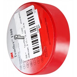 3M™ Temflex 1300 изолента красная, 0,13 x 15 мм, 10 м