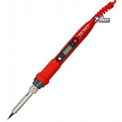 Паяльник с регулировкой температуры JCD 908S, жало 900M, LCD дисплей, 80W 220V, + подставка