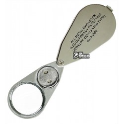 Лупа ручная складная NO.9890 c Led подсветкой + UV, 40x d25мм Лупа ручная складная NO.9890 c Led подсветкой + UV, 40x d25мм