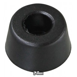 Резиновая ножка под винт для корпуса, черная d=18мм
