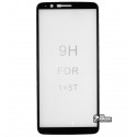 Закаленное защитное стекло для OnePlus 5t, 0,26 mm 9H, 3D, черное