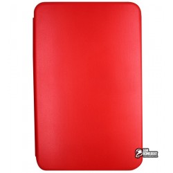 Чехол для Samsung T560 Galaxy Tab E 9.6", Fashion, книжка, кожзам, красная