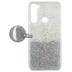 Чехол для Xiaomi Redmi Note 8, Fashion popsoket, силиконовый, серый