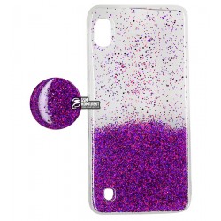 Чехол для Samsung A105 Galaxy A10 (2019), Fashion popsoket, силиконовый, violet