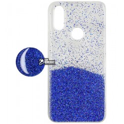 Чехол для Xiaomi Redmi 7, Fashion popsoket, силиконовый, blue Чехол для Xiaomi Redmi 7, Fashion popsoket, силиконовый, blue