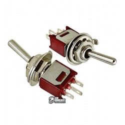 Тумблер SMTS-103-2A1 (ON-OFF-ON), 3pin, 1,5A 250VAC Тумблер SMTS-103-2A1 (ON-OFF-ON), 3pin, 1,5A 250VAC