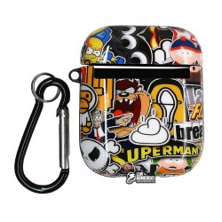 Чехол для Apple AirPods, Stickers Print Case, силикон, (south park)