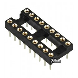 Панель DIP цанговая, 18pin ICSM-300-18, для микросхем Панель DIP цанговая, 18pin ICSM-300-18, для микросхем