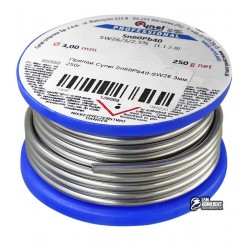 Припой Cynel Sn60Pb40-SW26 3мм, 250г Припой Cynel Sn60Pb40-SW26 3мм, 250г
