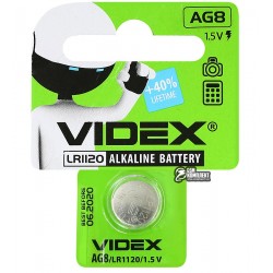 Батарейка AG8 / LR55 / 191 / GP91A / 391 / SR1120W Extreme VIPOW ( BAT0112 )