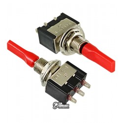 Тумблер MTS-123-E1 (ON)-OFF-(ON), 3pin, 3A, 250VAC, плоский Тумблер MTS-123-E1 (ON)-OFF-(ON), 3pin, 3A, 250VAC, плоский