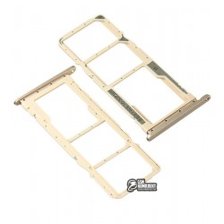 Держатель SIM-карты Xiaomi Redmi 7A, золотистый, matte gold