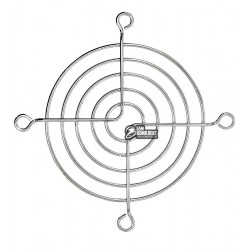 Решетка для вентилятора 70 x 70 mm, металлическая, никелированная