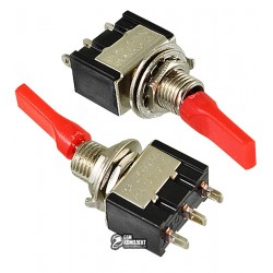 Тумблер MTS-112-E1 (ON-(ON), 3pin, 3A, 250VAC, плоский Тумблер MTS-112-E1 (ON-(ON), 3pin, 3A, 250VAC, плоский