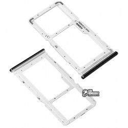 Держатель SIM-карты Xiaomi Redmi Note 8 Pro, черный