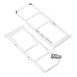 Держатель SIM-карты Samsung A207F/DS Galaxy A20s, белый