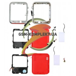 Корпус для смарт часов Smart Watch A1, красный, с динамиком, вибро и микрофоном